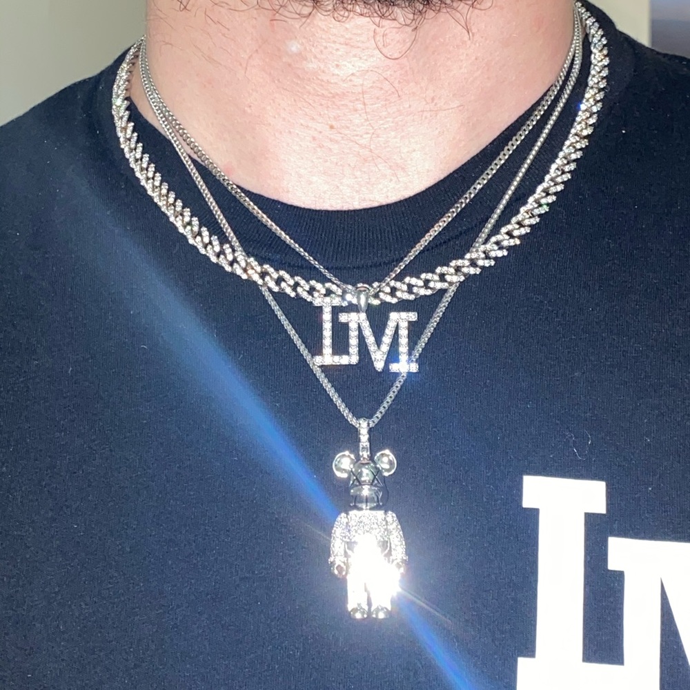 Bearbrick Diamond Necklace - Picture 2 of 2